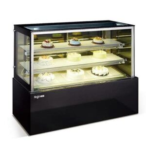 Cake Display Fridge 1.5M Square Glass