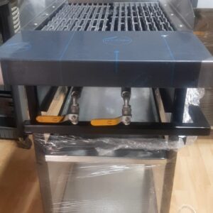 2 Burner Open Flames Gas Griller + Grills or Flat Top